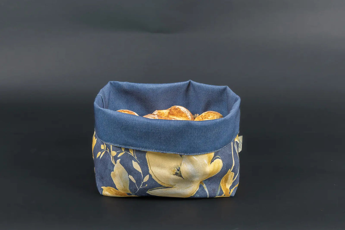 Winterblüte Brotkorb Blau