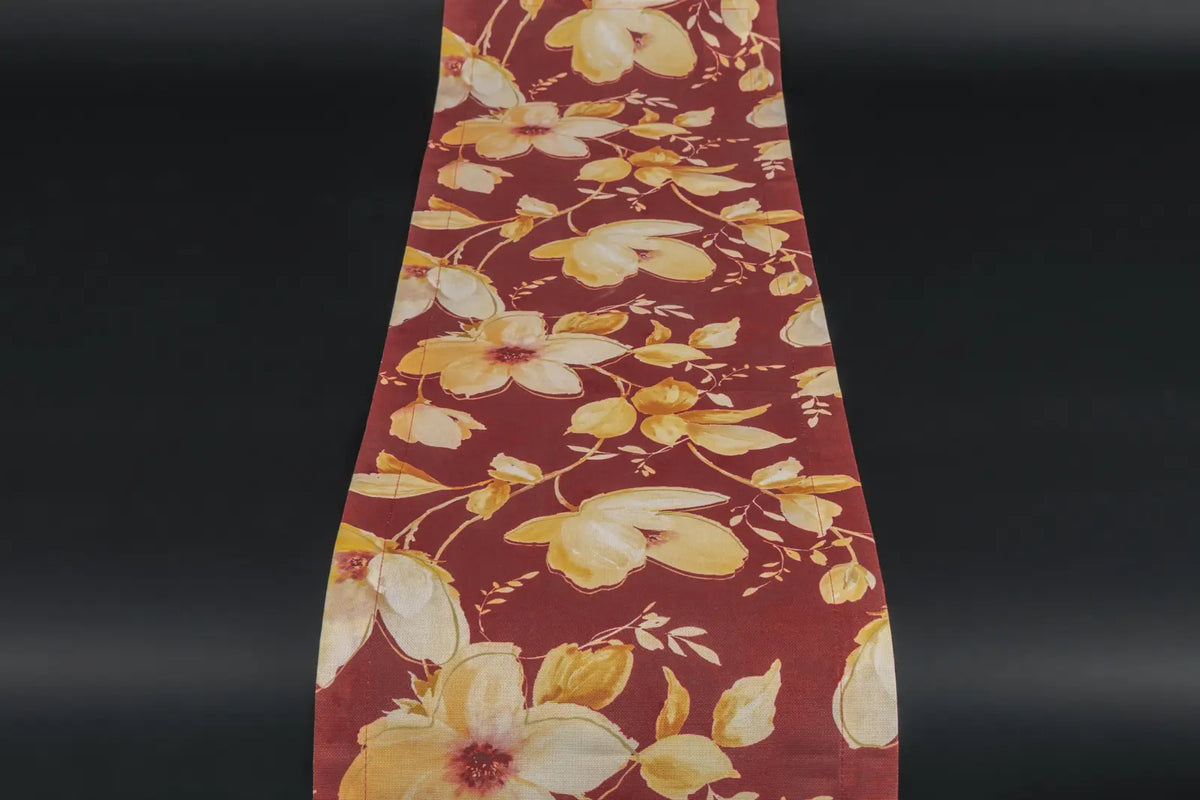 Winterblüte Tischläufer Rot