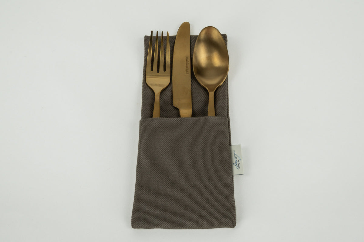 Panama Bestecktasche Mineral (2er Set)