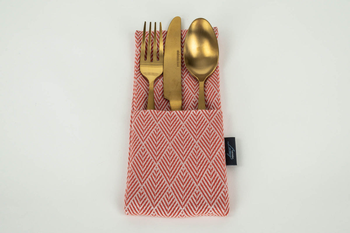 Raute Bestecktasche Orange (2er Set)