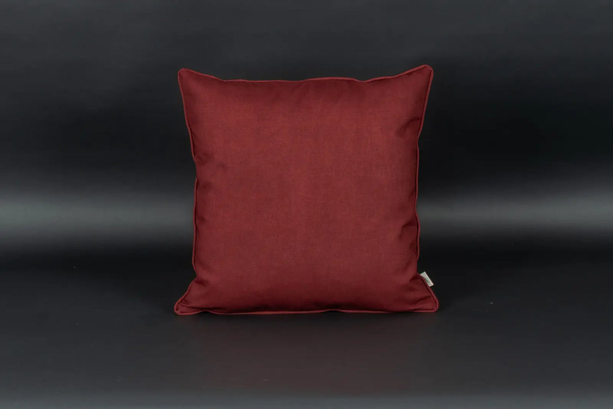 Winter Uni Kederkissen Rot