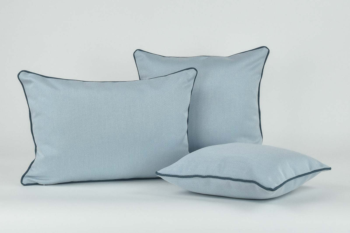 Diamant Kederkissen Hellblau