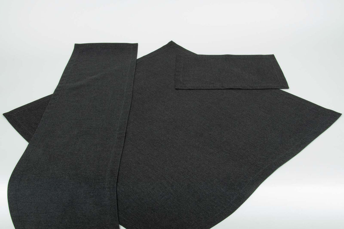 Panama Tischtextilien Schwarz