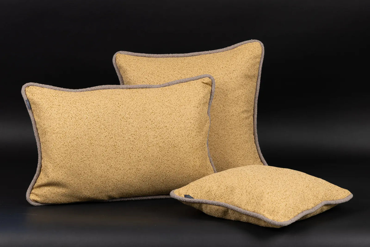Signature Kederkissen Senf/Stone