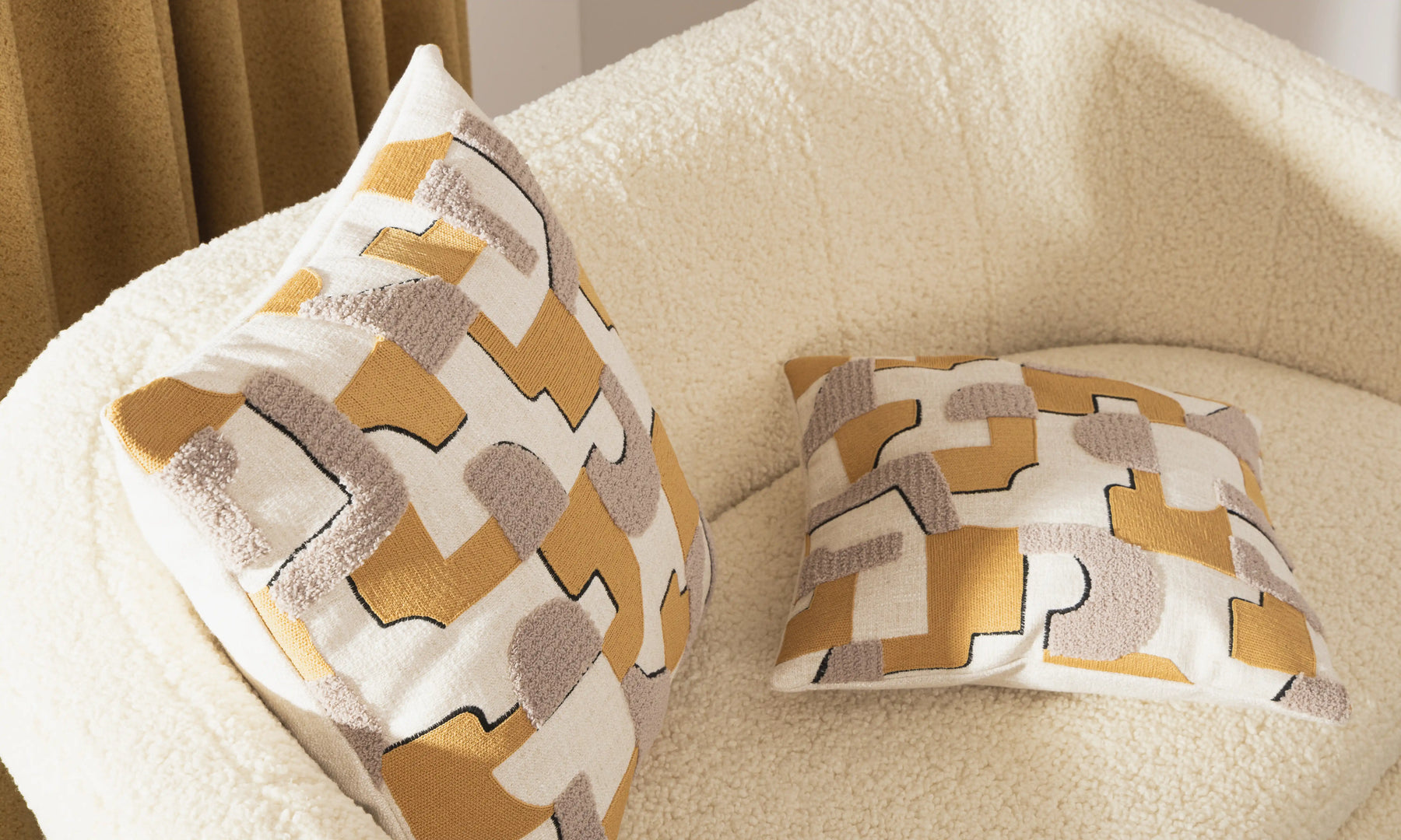 Marrakesch Kissen Senf