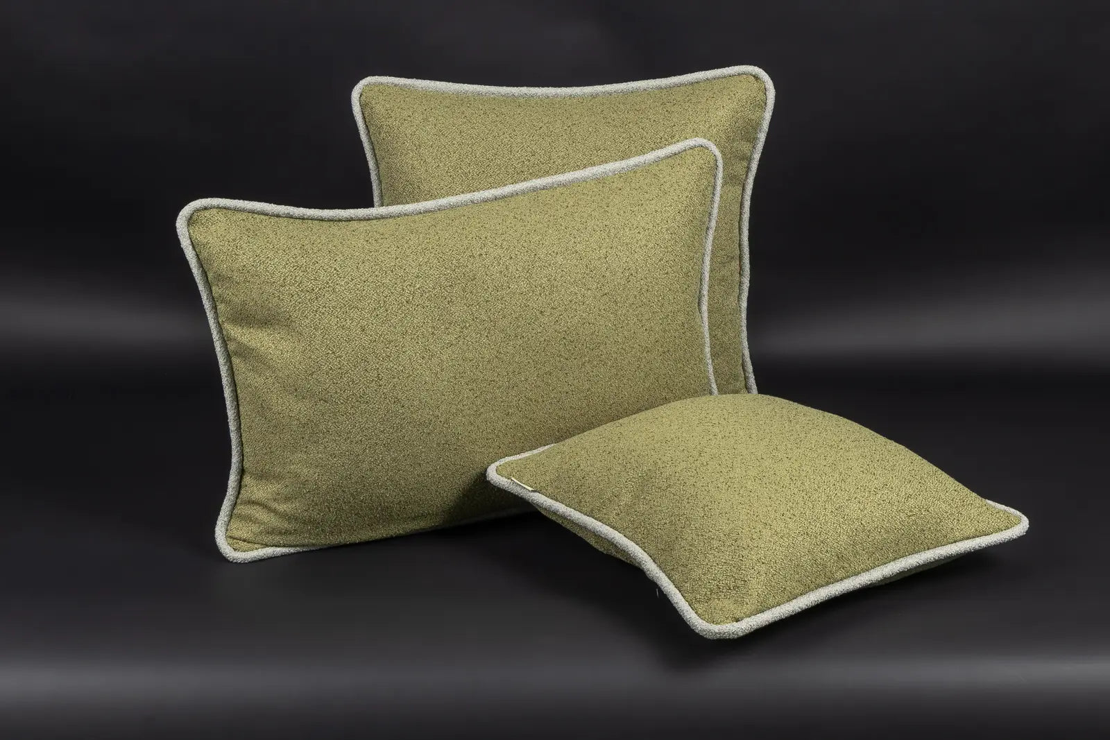 Signature Kederkissen Oliv/Hellgrau