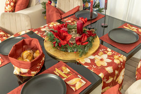 Winter Uni Platzset Rot (2er Set)