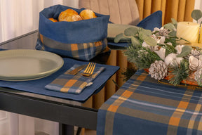 Winter Uni Platzset Blau (2er Set)