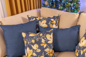 Winter Uni Kissen Blau