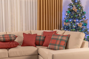 Winter Uni Kissen Rot