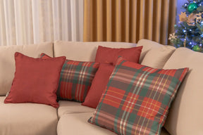 Winter Uni Kissen Rot