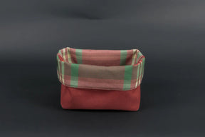 Winterkaro Brotkorb Rot