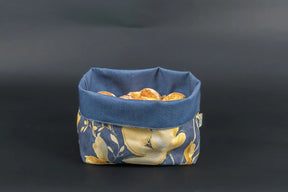 Winterblüte Brotkorb Blau