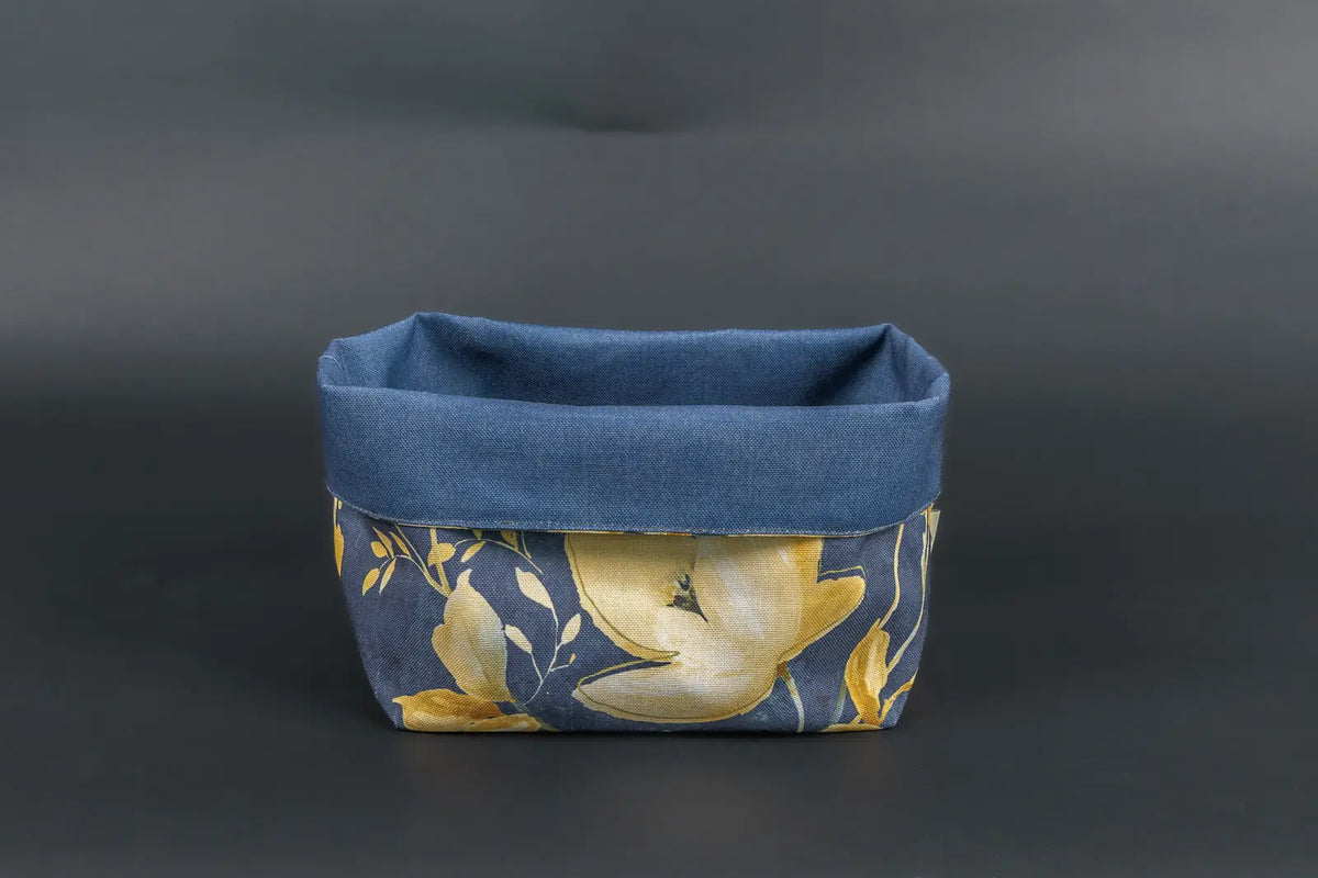 Winterblüte Brotkorb Blau