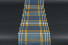 Winterkaro Tischläufer Blau