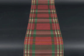 Winterkaro Tischläufer Rot