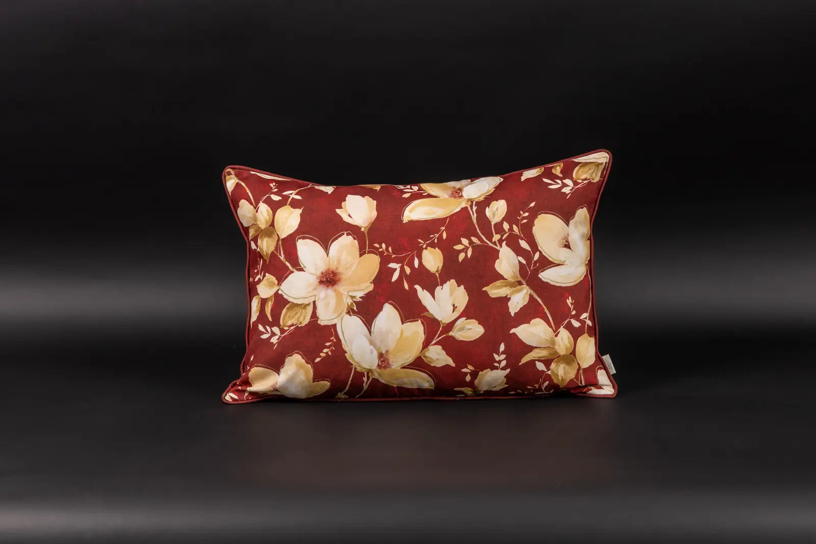 Winterblüte Kederkissen Rot