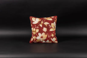 Winterblüte Kederkissen Rot