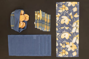 Kleines Wintertischset Blau