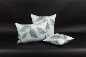 Leaves Kederkissen Petrol