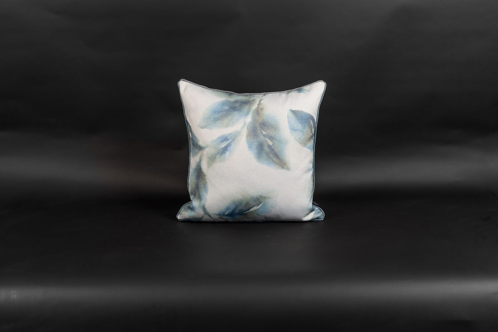 Leaves Kederkissen Petrol