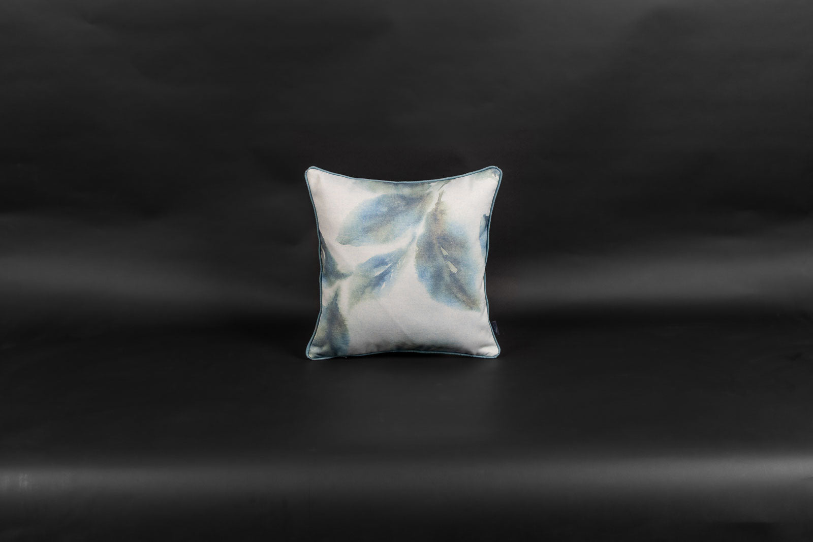 Leaves Kederkissen Petrol