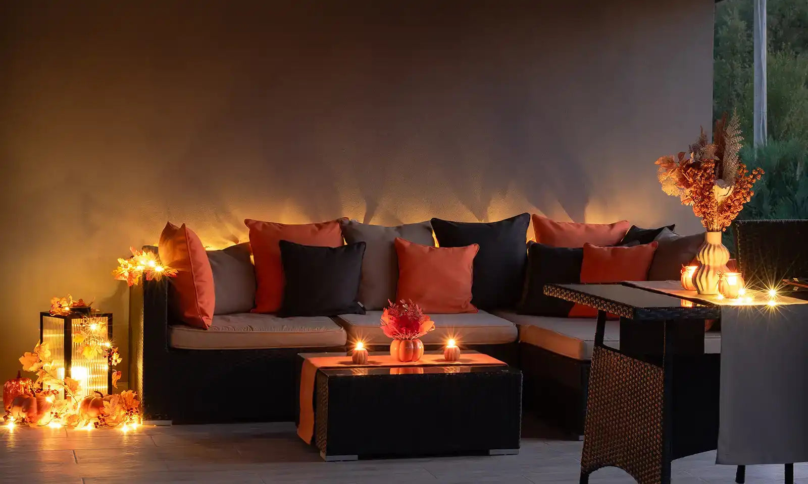 Panama Uni Kissen Schwarz