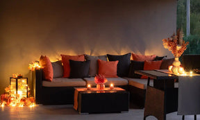 Panama Uni Kissen Schwarz