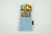 Diamant Bestecktasche Hellblau (2er Set)