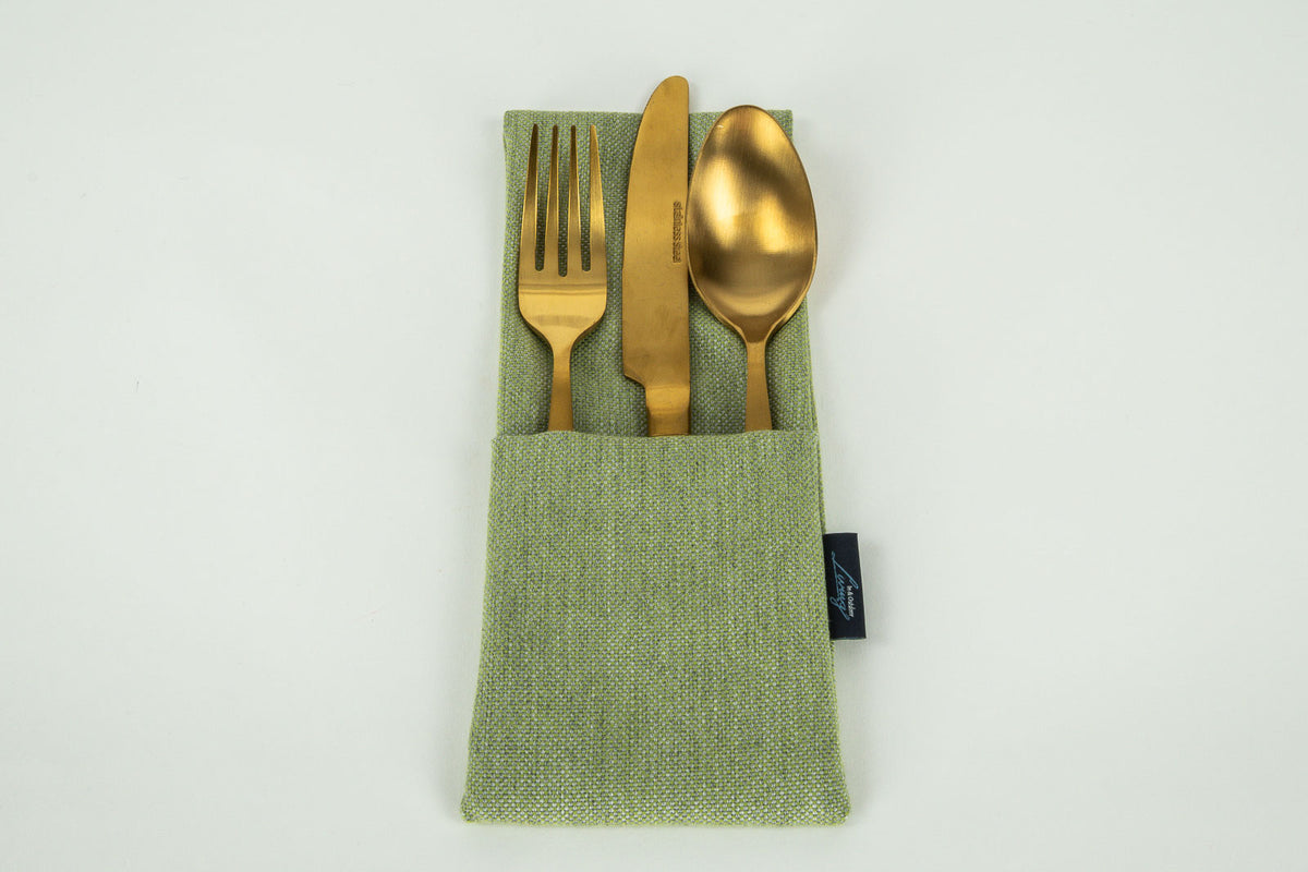 Panama Bestecktasche Mint (2er Set)