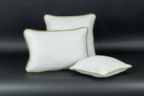 Signature Kederkissen Hellgrau/Oliv