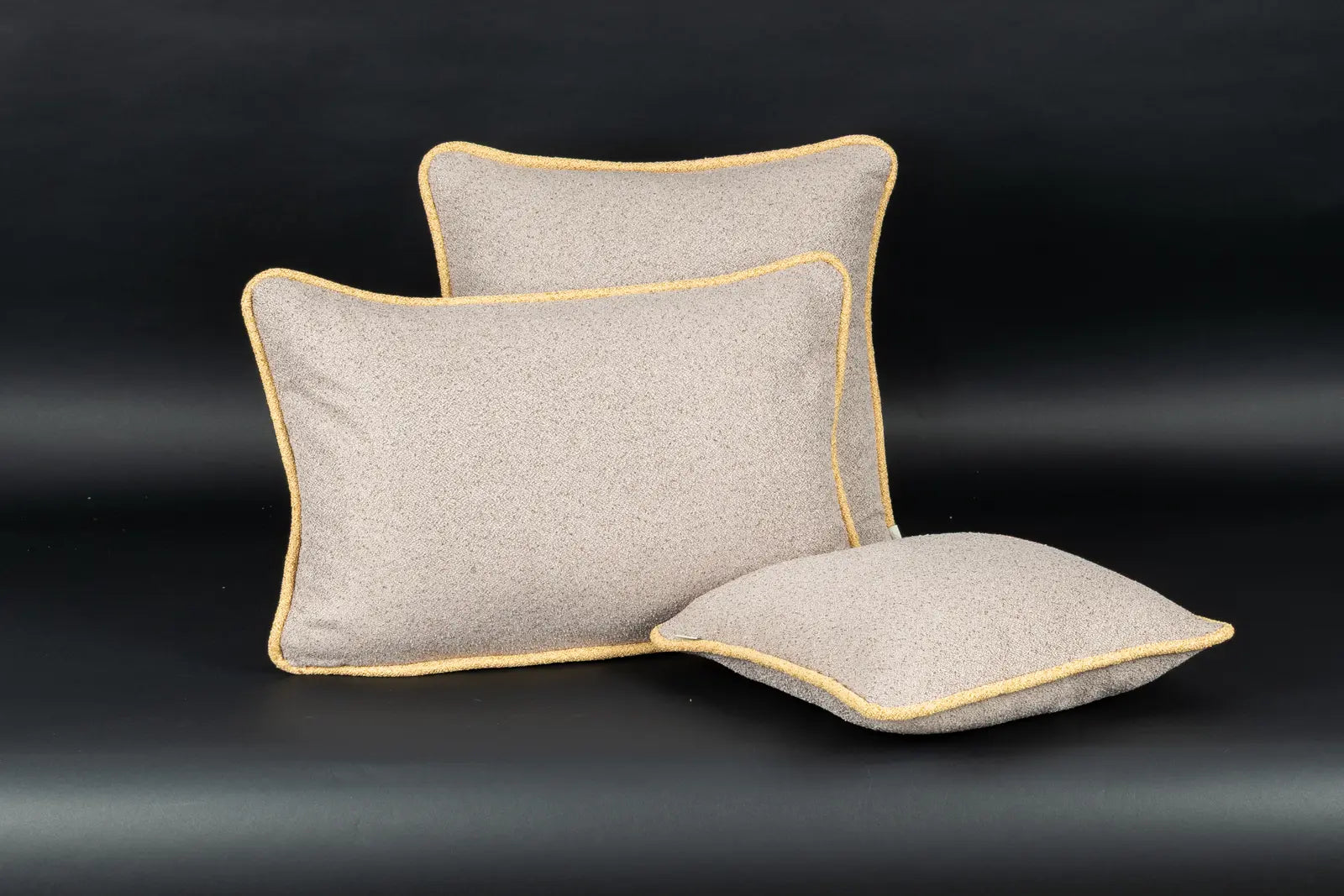 Signature Kederkissen Stone/Senf