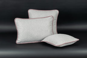 Signature Kederkissen Grau/Flieder