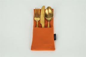 Panama Bestecktasche Orange (2er Set)