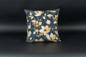 Winterblüte Kissen Blau