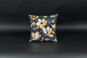 Winterblüte Kissen Blau