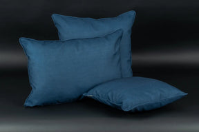 Winter Uni Kederkissen Blau