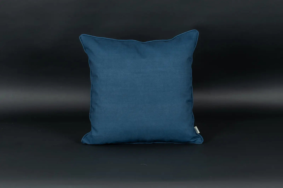 Winter Uni Kederkissen Blau