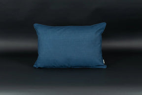 Winter Uni Kederkissen Blau