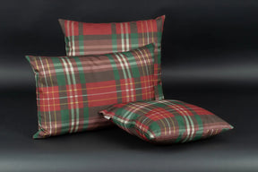 Winterkaro Kissen Rot