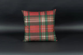 Winterkaro Kissen Rot