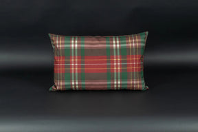 Winterkaro Kissen Rot