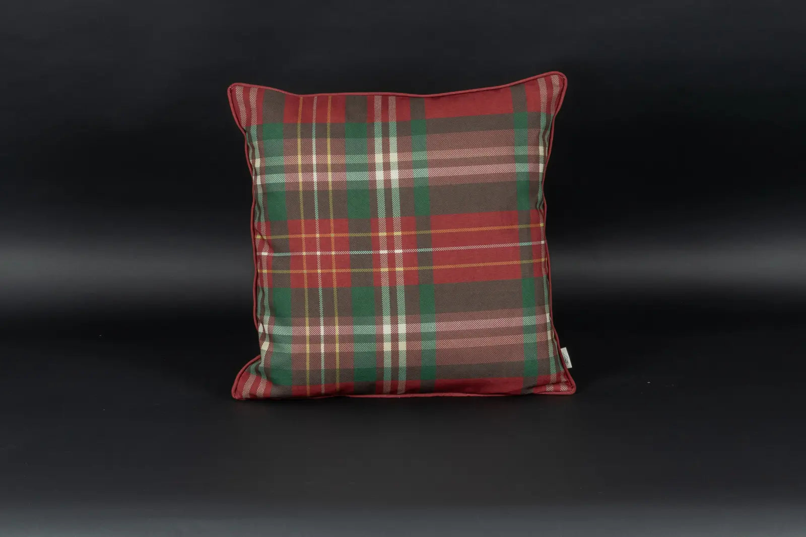 Winterkaro Kederkissen Rot