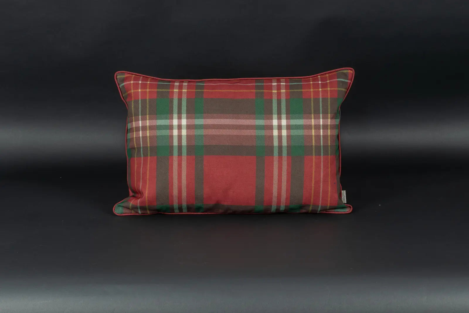 Winterkaro Kederkissen Rot