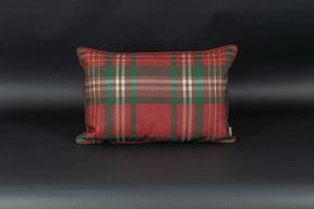 Winterkaro Kederkissen Rot