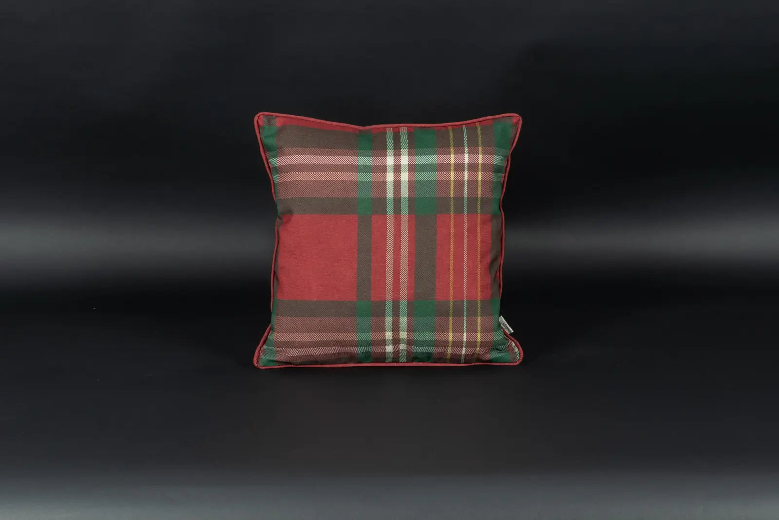 Winterkaro Kederkissen Rot