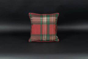 Winterkaro Kederkissen Rot