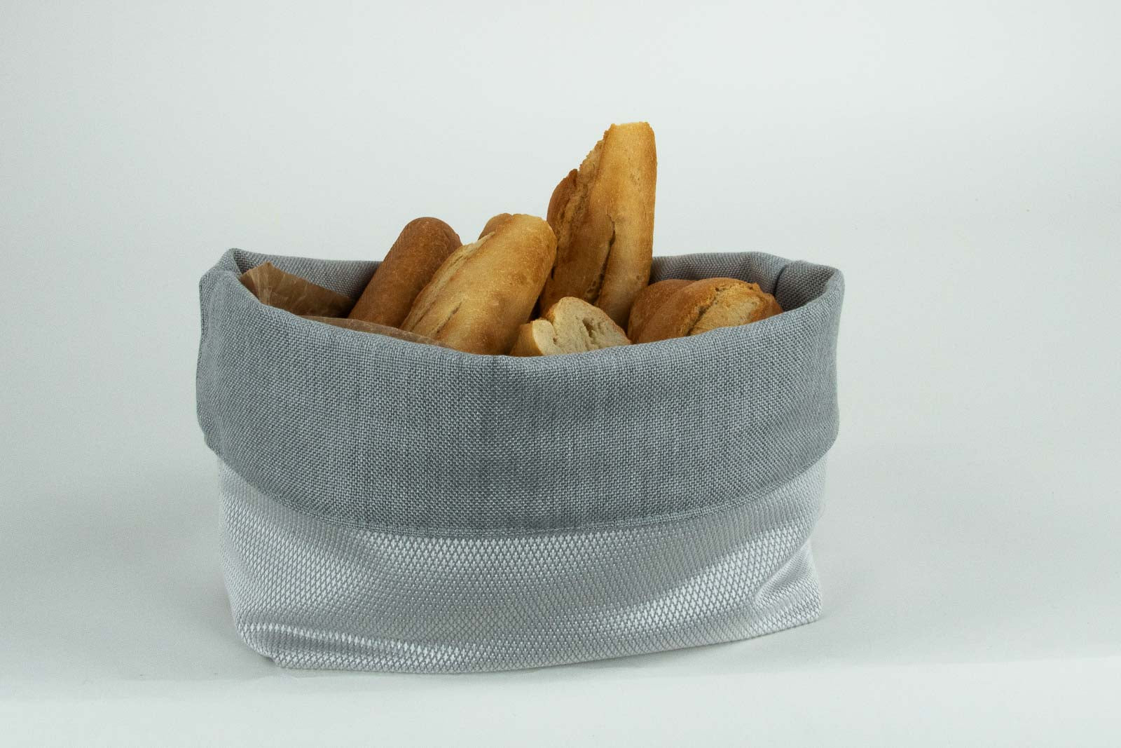 Diamant Brotkorb Grau