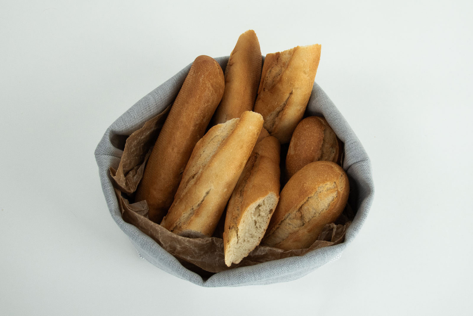 Diamant Brotkorb Grau