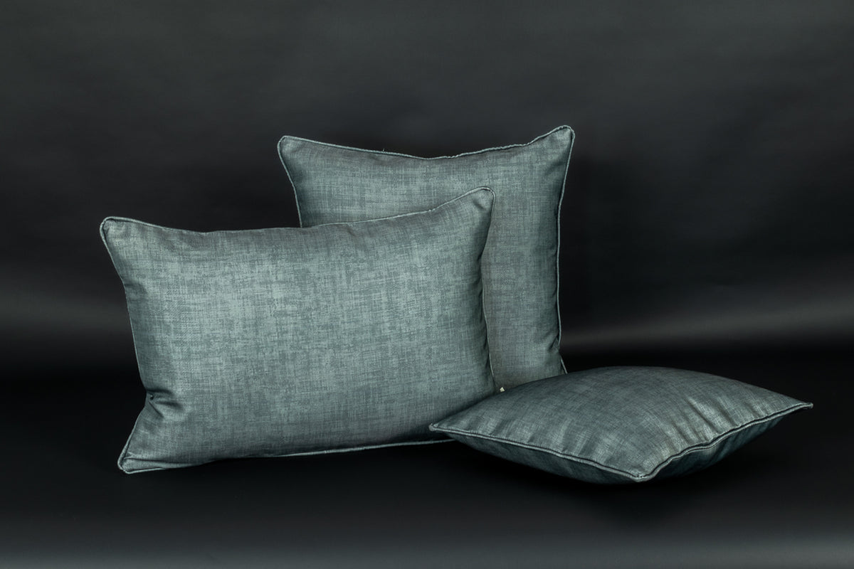 Peru Kederkissen Dunkelgrau